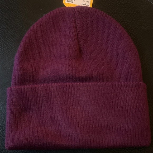 Carhartt Youth Maroon Beanie - Picture 2 of 2